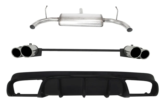 Tłumik dedykowany ALFA ROMEO Giulietta 2010-2016 HATCHBACK 5D - d100-412/100/90* P
