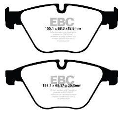 DP42103R Klocki hamulcowe YELLOWSTUFF EBC Brakes BMW 5 Series F10 520 5 Series F10 525 5 Series F10 528 5 Series F10 530 5 Series xDrive F10 525 5 Series xDrive F10 528 5 Series xDrive F10 5