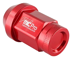 Kuta nakrętka aluminiowa do kół FMIC.Pro M12x1.5 Czerwona 1 szt. stożkowa 7075-T6