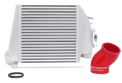 Intercooler Mishimoto Subaru WRX 2008-2014 srebrny + czerwony silikon