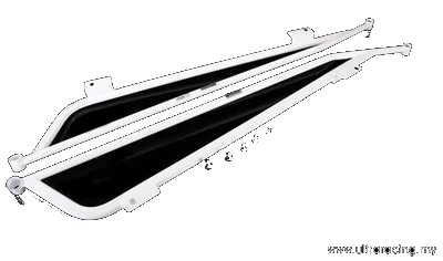 Rozpórka podłogi boczna (Side Floor Bars) Ultra Racing Honda S2000 AP1/2
