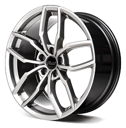 RacingLine R360 Wheel 19" x 8.5" set ET44 Set of 4 Wheels Bright Silver