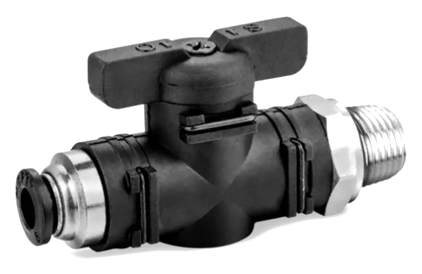 Nuke Performance szybkozłączka Pneufit zawór kulowy 1/4 NPT męski na przewód 8 mm
