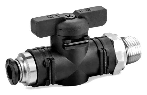 Nuke Performance szybkozłączka Pneufit zawór kulowy 1/4 NPT męski na przewód 8 mm