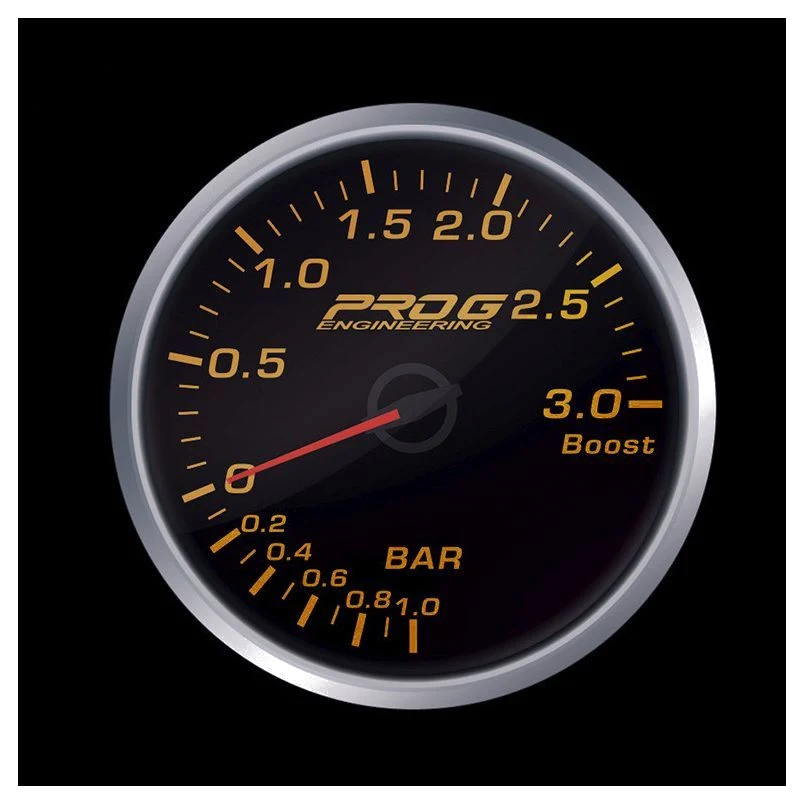 Wskaźnik Pro G Race Series 2 RS, doładowania Boost 3 Bar RED 60mm