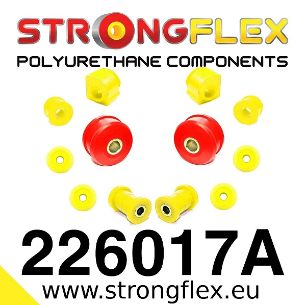 226017A: Zestaw poliuretanowy zawieszenia przedniego SPORT Volkswagen VW Caddy 2