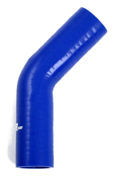 Wąż silikonowy niebieski 45 stopni 1,25" (32mm)