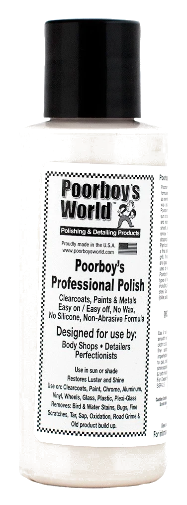 POORBOY'S WORLD Professional Polish - Tester cleaner oczyszcza przed woskiem sealantem 118ml