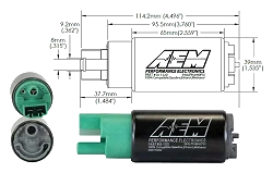 Pompa paliwa AEM E85 340 LPH AEM 50-1220
