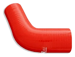 Silikonowe kolanko redukcyjne 67' 54/70mm Czerwony - 006754/70-R