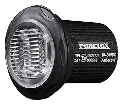 Światło Ostrzegawcze Kogut LED Purelux Strobe Round 12V 24V 36mm 8W