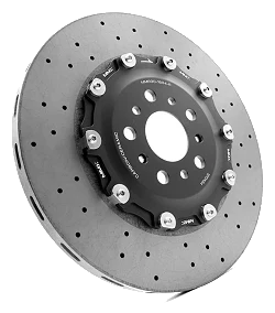 MMX 2 Piece 370mm x 24mm Carbon Ceramic Rear Discs Rotors for BMW G80 G81 G82 G83 G87 M2 2023+ M3 M4 2021+