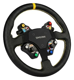 Skórzana Kierownica Hub Panel Kontrolny Carbon SIMSONN Symulator Simracing