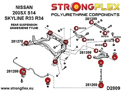 286217A: Kompletny zestaw zawieszenia R33 R34 SPORT Nissan Skyline R33