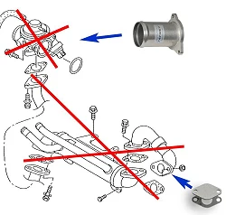 Zamiennik zaworu EGR VW Audi Seat Skoda z silnikami 1.9 TDI AWX AVF ASZ BTB AXC - EGR_01/ZU