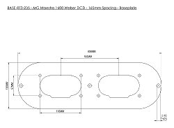 Filtr powietrza Twin Carb Ramair RT3-235-406 65mm Wysokość wewnętrzna