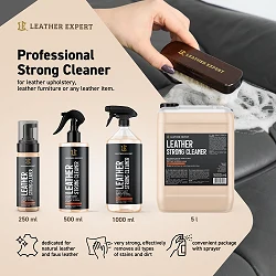 Leather Expert Leather Strong Cleaner silny środek do czyszczenia mocno zabrudzonej skóry gładkiej 200ml