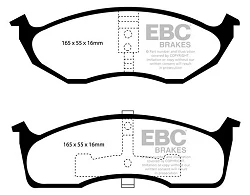 DP41623R Klocki hamulcowe YELLOWSTUFF EBC Brakes Chrysler USA 300M Neon Prowler PLYMOUTH Prowler Chrysler 300M Concorde LHS Prowler Dodge Intrepid Neon SRT-4 PLYMOUTH Neon Prowler