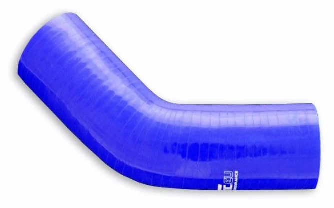 Kolanko silikonowe 45' 60mm Niebieski