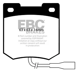 DP353 Klocki hamulcowe ULTIMAX2 EBC Brakes TALBOT Avenger Sunbeam