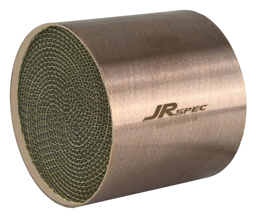 Wkład katalizatora benzyna / LPG Sportowy JRSpec Długość 100 mm Euro 3 cpsi 100 Średnica 110 mm