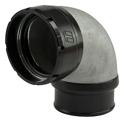 Adapter turbo LockSleeve wylot sprężarki 2,50″ do kolanka 90° z króćcem węża 2,50″ Turbosmart