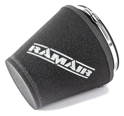 Uniwersalny stożkowy filtr powietrza Ramair CC-195-VS-102-BK 102mm dł 200mm