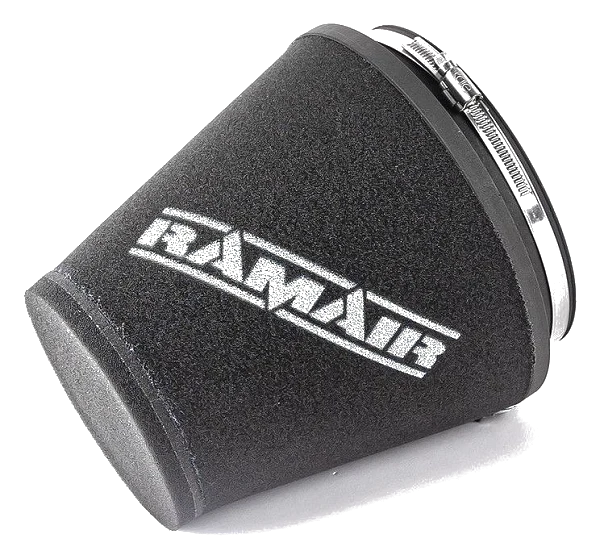 Uniwersalny stożkowy filtr powietrza Ramair CC-195-VS-102-BK 102mm dł 200mm