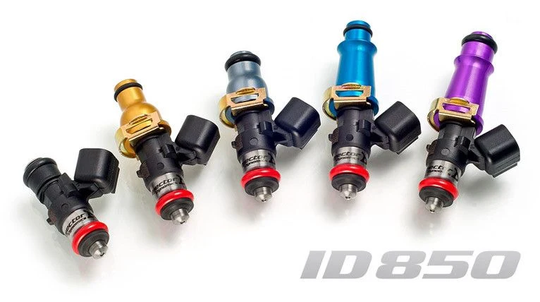Zestaw 10 wtryskiwaczy paliwa Injector Dynamics 850cc/min, Lamborghini Gallardo V10 04+ 48mm / 14mm (grey) - 850.48.14.14.10