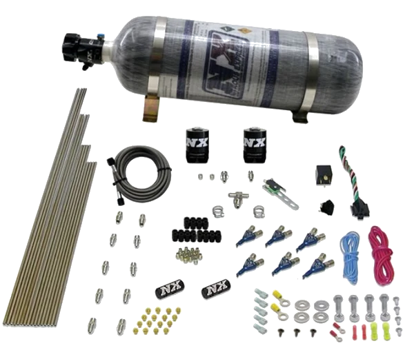 6-Cyl Direct Port Nitrous System EFI Gasoline (150-375Hp) 12LB Nitrous Express NX 80006EFI-12