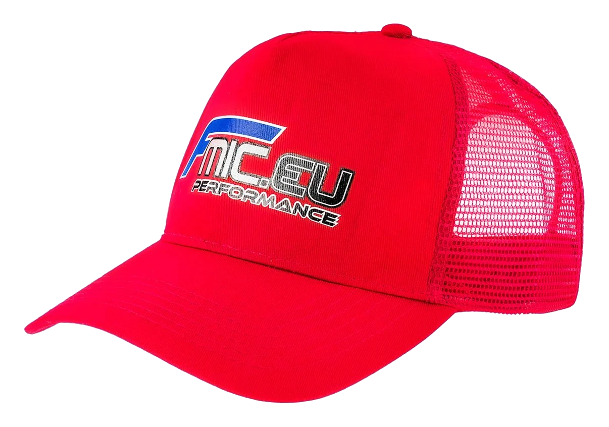 Czapka z daszkiem trucker FMIC.EU Czerwony