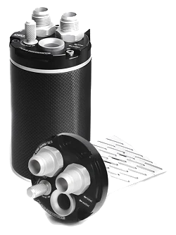 Nuke Performance zbiornik olejowy Catch Can Matte Carbon 0.75 litra