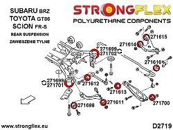 276193B: Zestaw zawieszenia tylnego Subaru BRZ