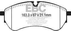 DPX2338 Klocki hamulcowe ULTIMAX2 EBC Brakes MAN COMMERCIAL TGE Volkswagen COMMERCIAL Crafter CR30 Crafter CR35 Crafter CR50 Crafter CR30 4motion Crafter CR35 4motion eCrafter