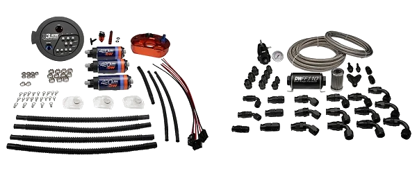 Fuel Pump Module X3 Series and PTFE Return Plumbing Kit DeatschWerks for Toyota Supra A90 / BMW M3 / M4