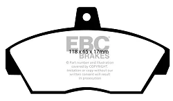 DP810 Klocki hamulcowe ULTIMAX2 EBC Brakes Rover 200 40