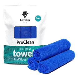 KAVALIER ProClean Microfiber Towel - EliteWipes Miracle Wipe 3pack