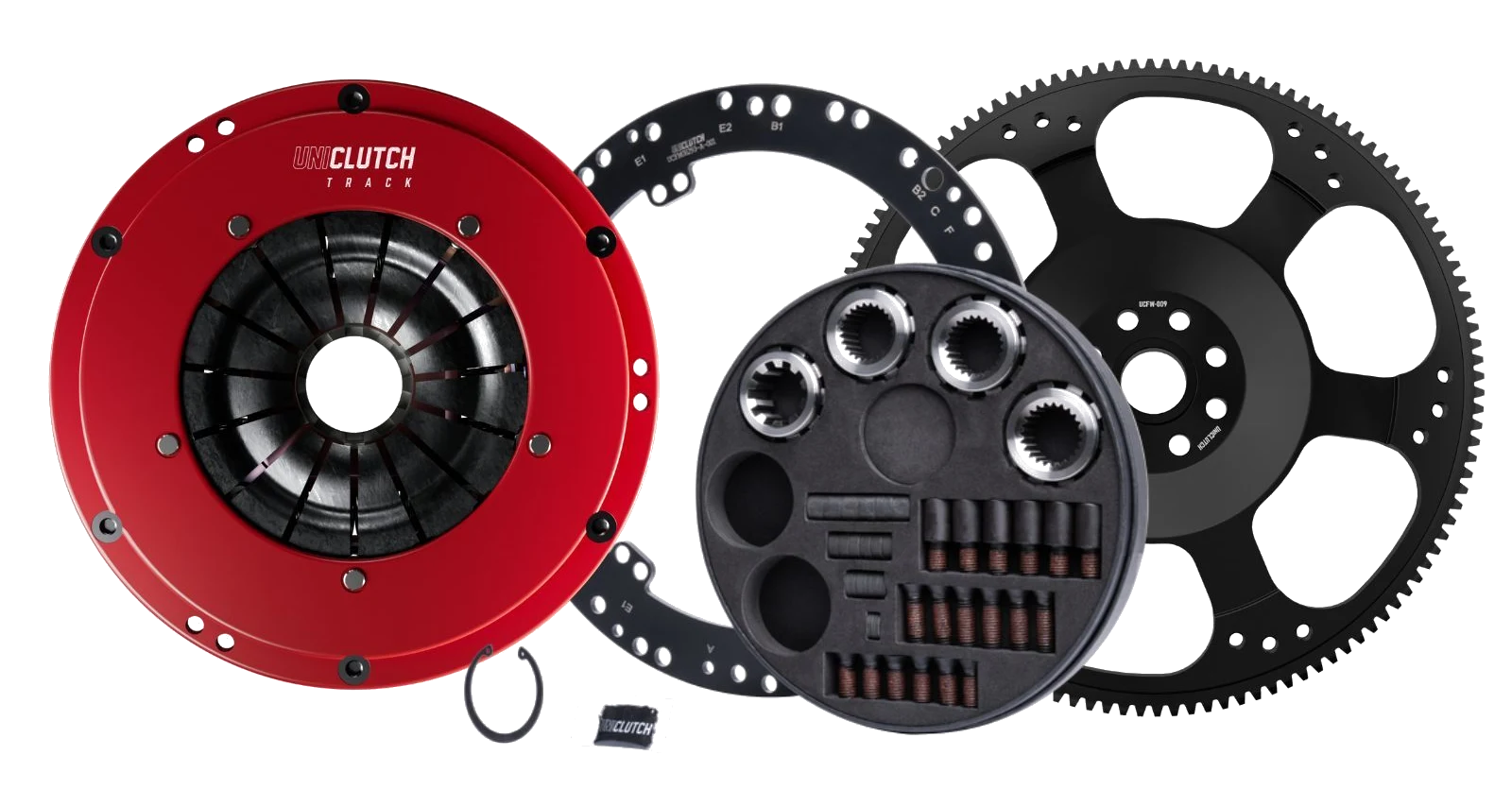 Sprzęgło Dwutarczowe UniClutch Track Z Kołem Zamachowym Subaru WRX GD GG 2.5 Turbo EJ255 Push Type