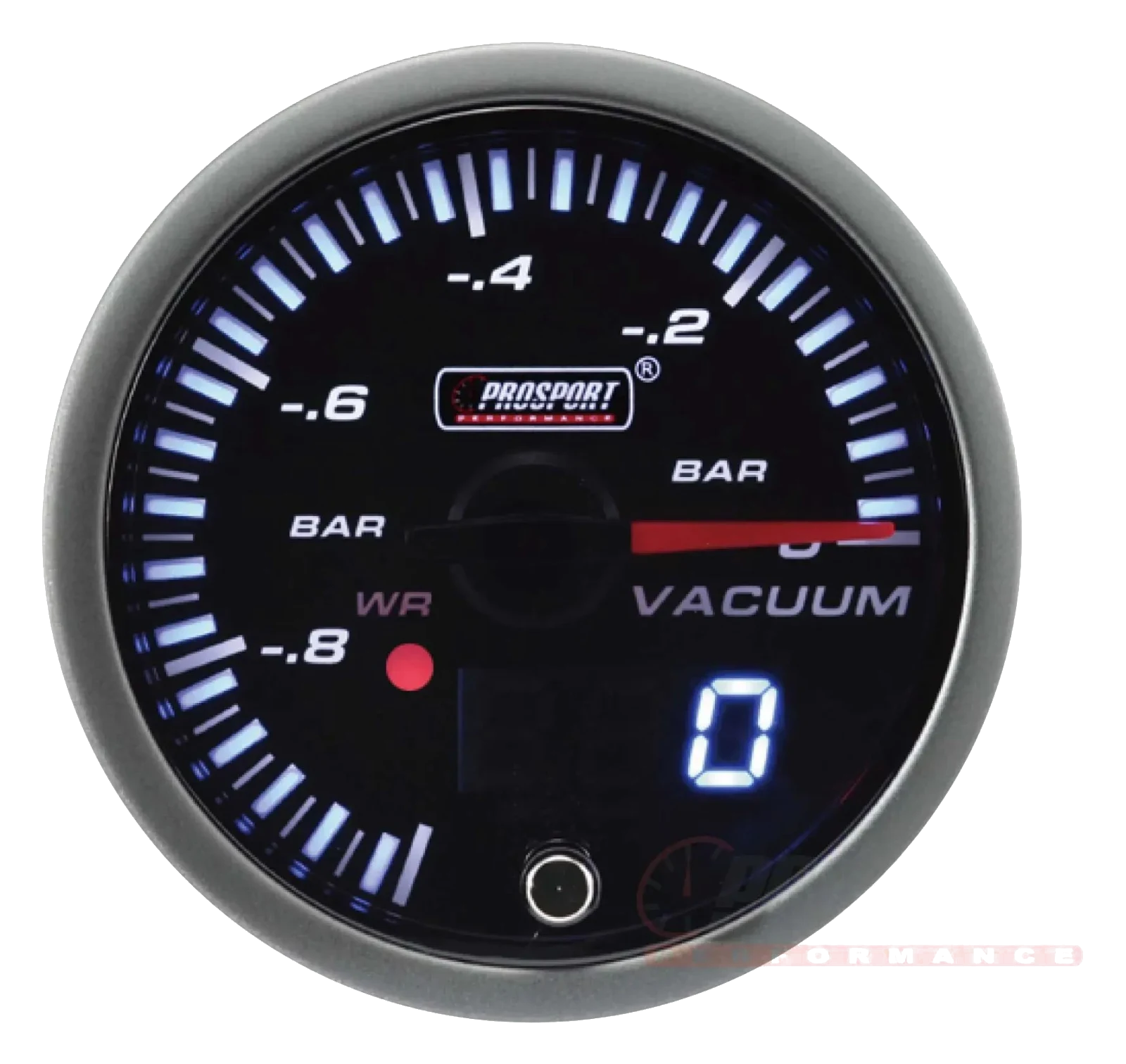 Prosport JDM Series 52mm - Wskaźnik podciśnienia z wodoodpornym czujnikiem