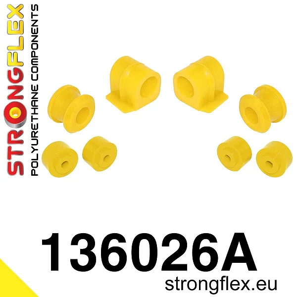 136026A: Zestaw poliuretanowy stabilizatora przedniego SPORT Opel Astra F