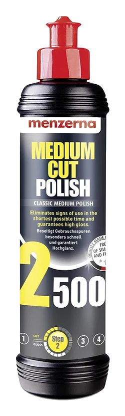 MENZERNA Zestaw Past Polerskich 1000 2500 3000 Kompleksowa Korekta Lakieru 3x250ml