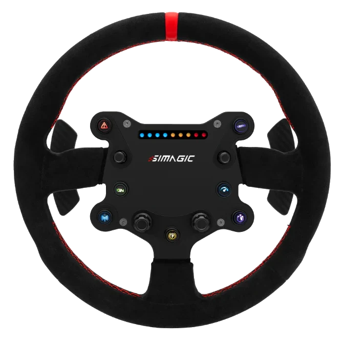 GT Sport SIMAGIC Kierownica Alcantara Łopatki Zmiany Biegów Symulator Simracing