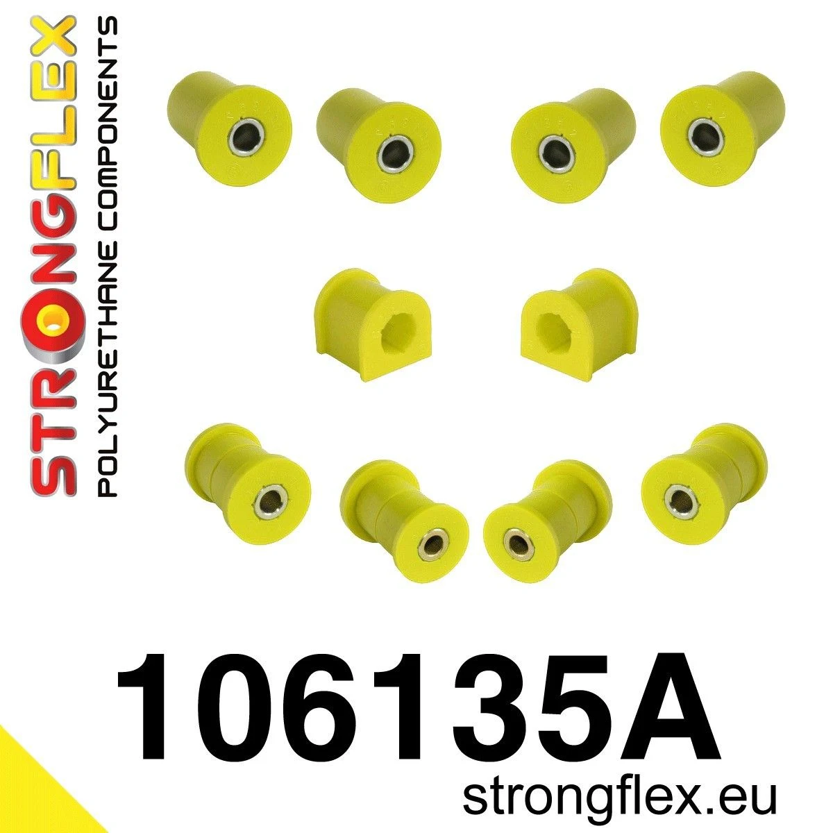 106135A: Zestaw poliuretanowy zawieszenia przedniego SPORT Mazda MX-5 NB