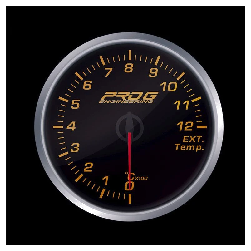 Wskaźnik Pro G Race Series 2 RS, temperatury spalin EGT °C RED 52mm