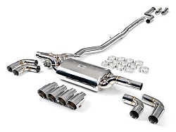 Aktywny układ wydechowy z klapami Cat-Back pojedyncze końcówki FMIC.Pro BMW Seria 5 G30 G31 540i 3.0T 2017-2023