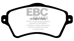 DP1352 Klocki hamulcowe ULTIMAX2 EBC Brakes Land Rover Freelander