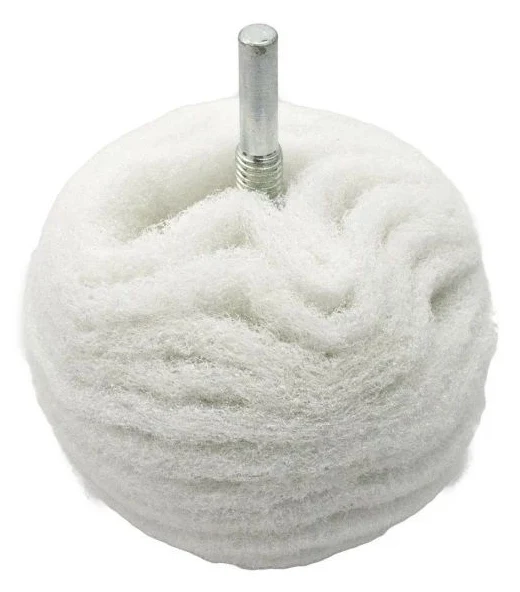 FLEXIPADS 75mm WHITE Non-Scratch Scruff Ball