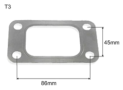 Uszczelka turbo flansza T3 - UST3