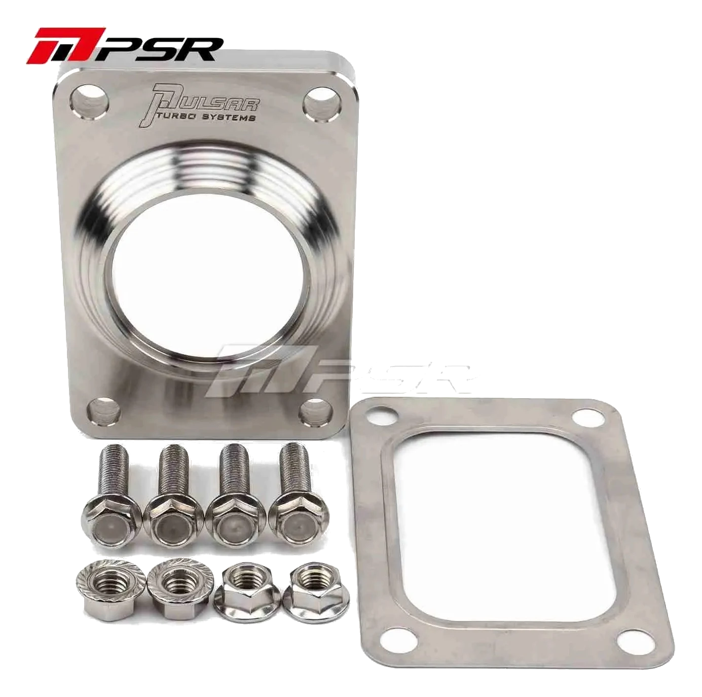 Pulsar PSR Billet Transition Flange T6 Open to 2.5" OD Tubing (Hardware Kit Included)
