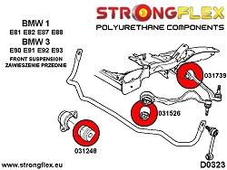 031739A: Tuleja wahacza przedniego SPORT BMW e81 e82 e87 e88